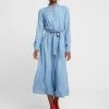 Cream VINCACR DRESS Robe En Jean Blue Denim Femme