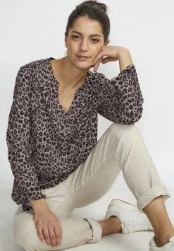 Cream Femme CRALORA Blouse Animal Neutral -Cream Soldes Boutique 01a94949497f47189ef83424d133fcad