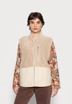 Cream Femme RINA WAISTCOAT Veste Sans Manches Beige
