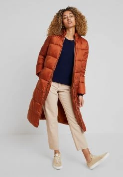 Cream GAIAGRO LONG Veste D'hiver Ginger Bread Femme