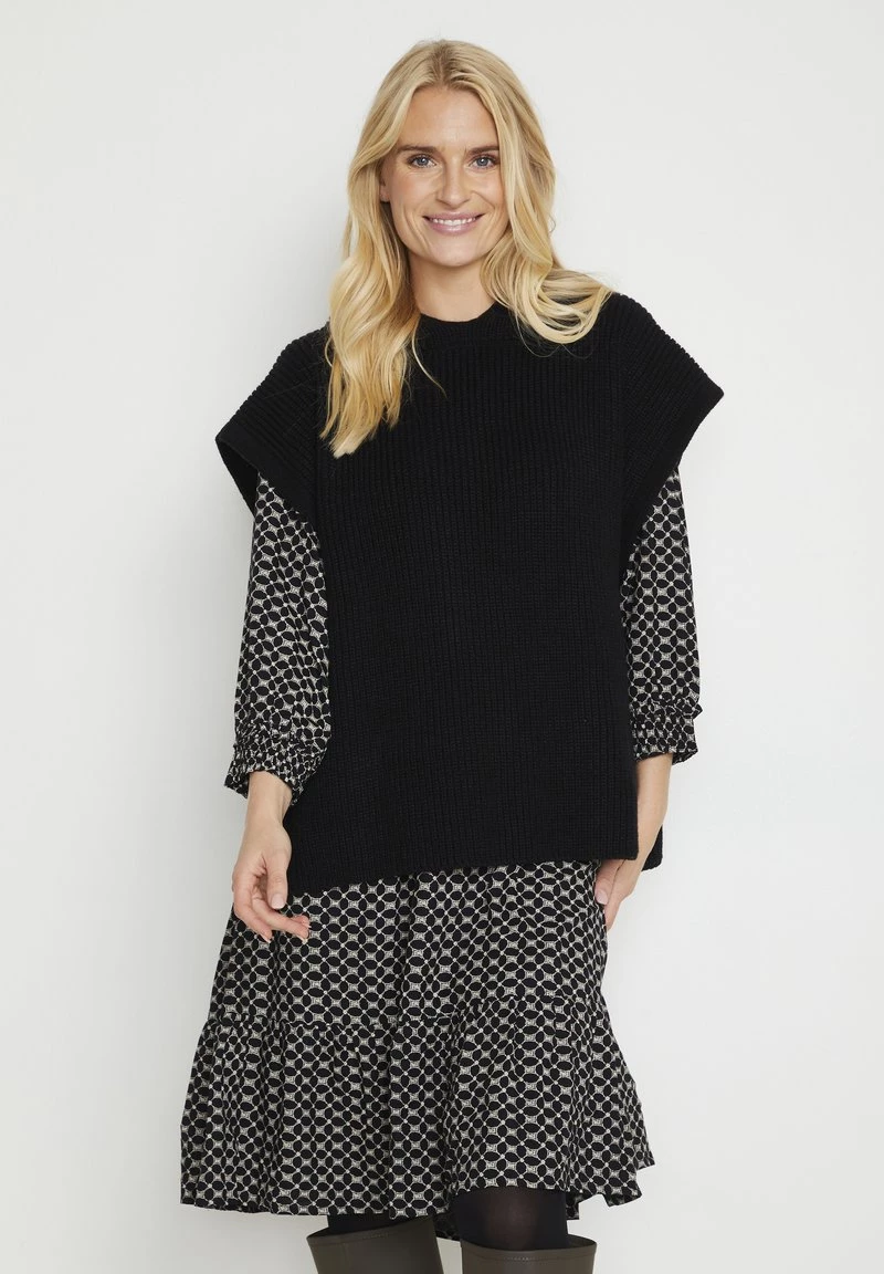 Cream Femme CROKA T Shirt Basique Pitch Black 1 Cream Femme CROKA T Shirt Basique Pitch Black