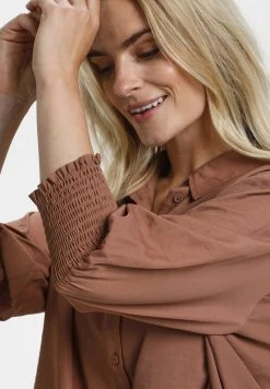 Cream NOLA Chemisier Cognac Femme -Cream Soldes Boutique 06289195ace94f658becd726d4a061ba