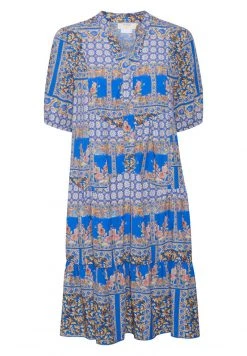 Cream CRALORA Robe De Jour Blue Paisly Femme -Cream Soldes Boutique 08ab8114d9464722ba4ffa97736980d2