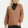 Cream Femme CRMERLE Pullover Mocha Mousse Melange