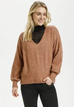 Cream Femme CRMERLE Pullover Mocha Mousse Melange