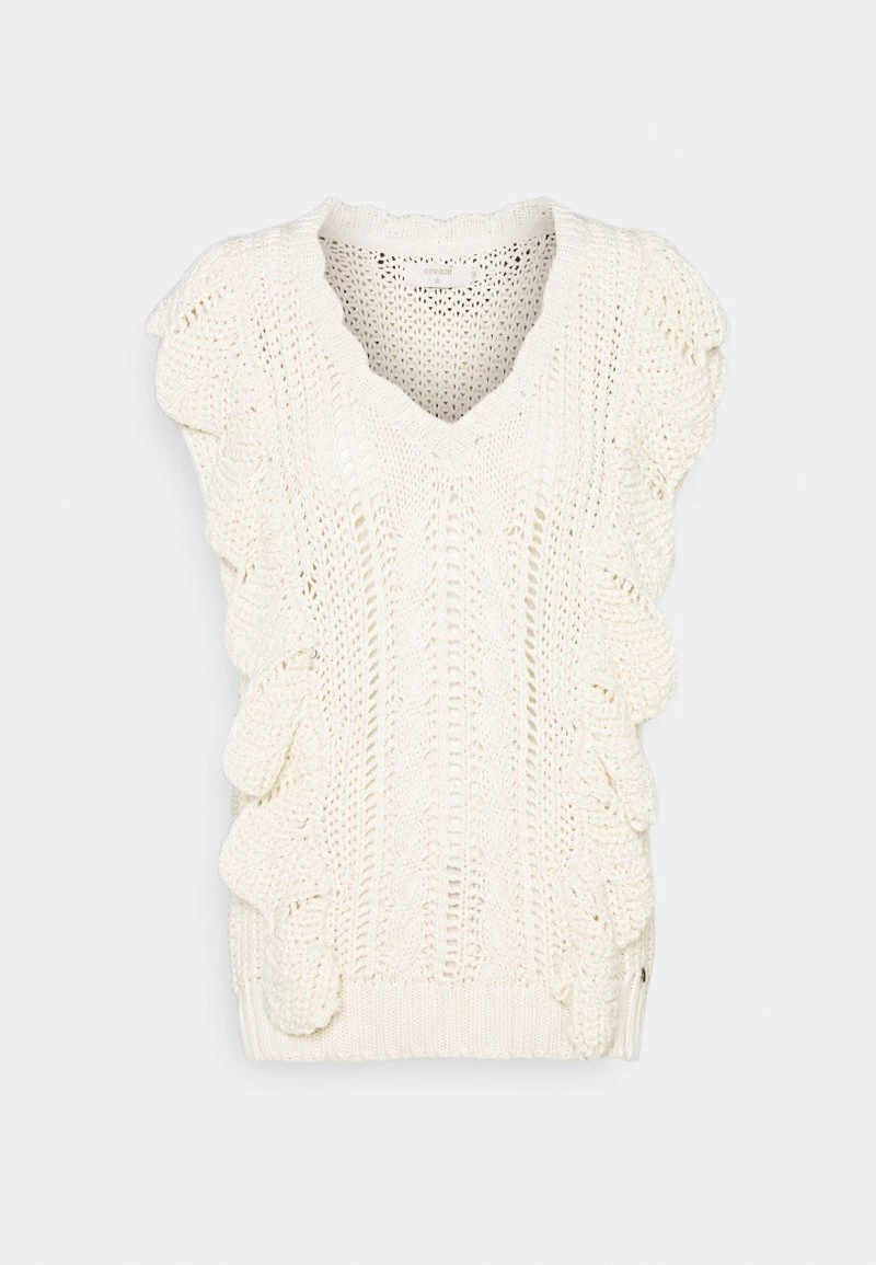 Cream ANNOLINA Débardeur Eggnog Femme 1 Cream ANNOLINA Débardeur Eggnog Femme