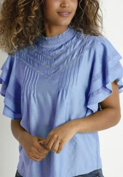 Cream CRLISELIN Blouse Placid Blue -Cream Soldes Boutique 0b0d6aa082d3471382b3aae8a72f14dd