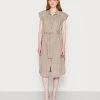 Cream CRLINEA ALINE SHIRT DRESS KIM FIT Robe De Jour Beaver Fur Melange