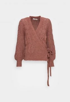 Cream Femme LORELAI WRAP Gilet Withered Rose Melange -Cream Soldes Boutique 0ce99d3bef4a4584b34b1c131c24a3f6