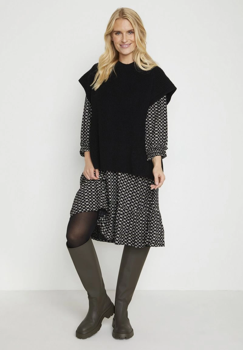 Cream Femme CROKA T Shirt Basique Pitch Black 2 Cream Femme CROKA T Shirt Basique Pitch Black – Image 2