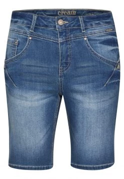 Cream AMALIE Short En Jean Rich Blue Denim -Cream Soldes Boutique 0dc813a23adb4d4b9a98e22fc00fe5e6