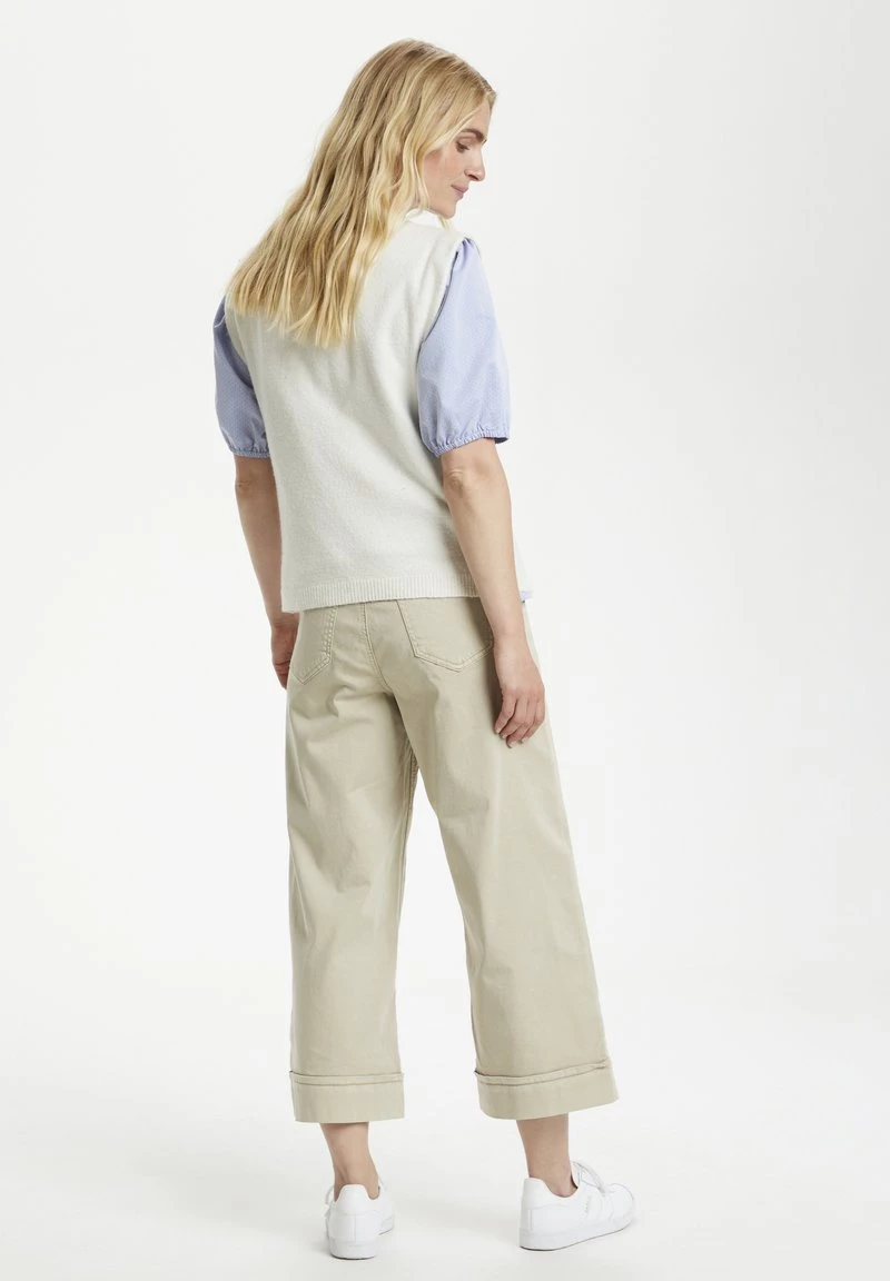 Cream CRBLAIR Veste Sans Manches Eggnog 3 Cream CRBLAIR Veste Sans Manches Eggnog – Image 3