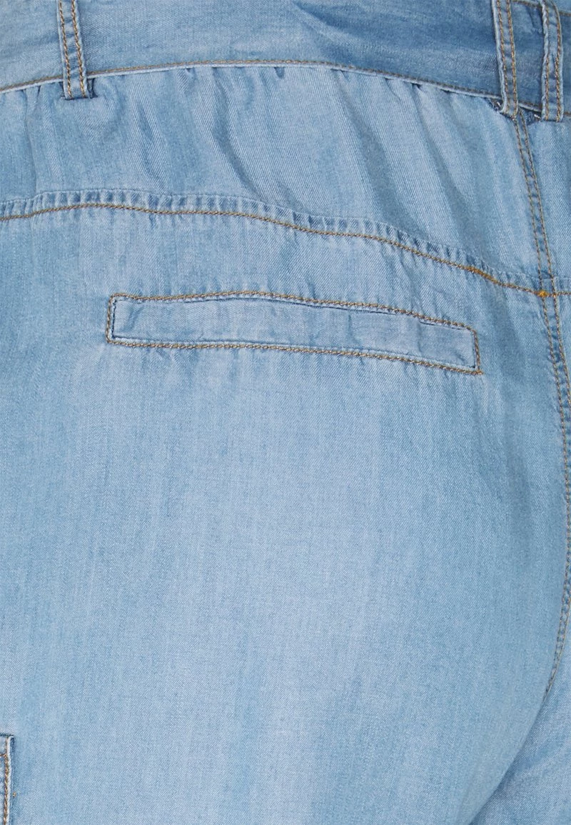 Cream Femme AMIRA PANTS Pantalon Classique Blue Denim 4 Cream Femme AMIRA PANTS Pantalon Classique Blue Denim – Image 4