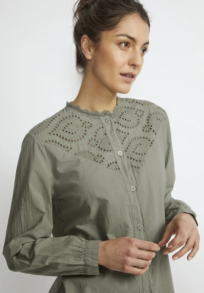 Cream Femme CRFRIDA Chemisier Khaki 4 Cream Femme CRFRIDA Chemisier Khaki – Image 4