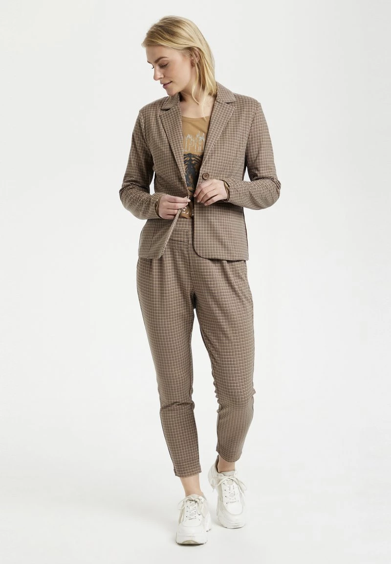 Cream ANETT Blazer Silver Mink Check Femme 2 Cream ANETT Blazer Silver Mink Check Femme – Image 2