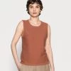 Cream Femme SILLAR SLIPOVER Pullover Russet