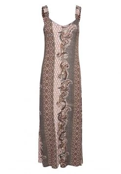 Cream CRPRINTA Robe Longue Brown Femme 11 Cream CRPRINTA Robe Longue Brown Femme -Cream Soldes Boutique 10e8962b7f2a4c5f8ed770291f71febd