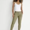 Cream Jean Slim Green Femme