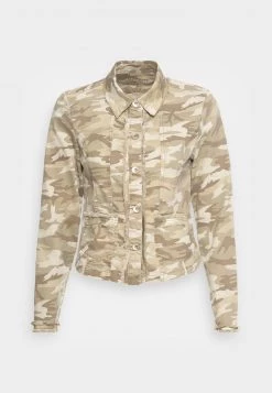 Cream Femme THEDORA Veste En Jean Green Camoflage -Cream Soldes Boutique 122a3610ba7e4226b323755cac1cd43f