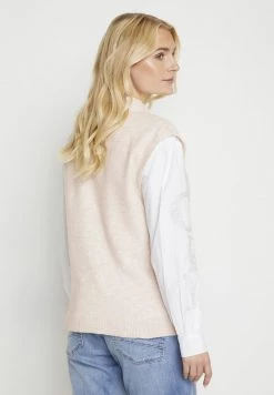 Cream Femme T Shirt Basique Oat Melange -Cream Soldes Boutique 123e4550750b445fb8d22a4ef8e83bed