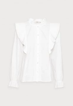 Cream SIGNE Blouse Snow White Femme -Cream Soldes Boutique 139451ee00c74544a84aaa1337c20e20