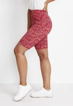 Cream CRBASTILLA BIKER Short Berry Flower Meadow Femme