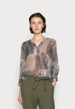 Cream DANI BLOUSE Blouse Russet Patchwork Femme
