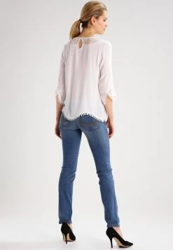 Cream KALANIE BLOUSE Blouse Chalk Femme -Cream Soldes Boutique 15989506da7c4962a1b1a7db44b72828