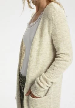 Cream Gilet Oat Melange -Cream Soldes Boutique 1601b18a4cba45f39f5e267884d80ea6