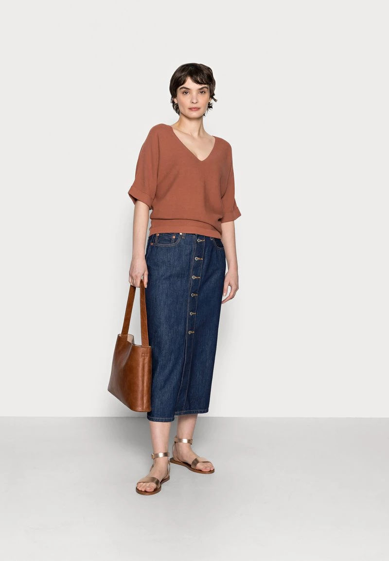 Cream Femme SILLAR Pullover Russet 2 Cream Femme SILLAR Pullover Russet – Image 2