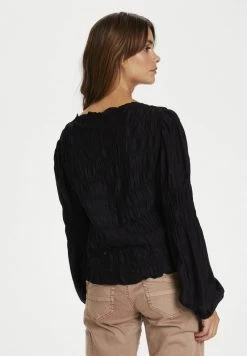 Cream HENVA Blouse Pitch Black Femme -Cream Soldes Boutique 16d6d9bf2d1f45afb5dc9e0e30557aad