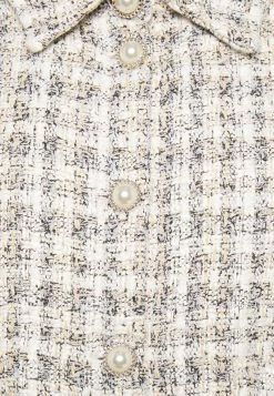 Cream XINA SHORT Blazer Offwhite Melange -Cream Soldes Boutique 173e9c48841d4c5ca2fc7f7694432418