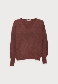 Cream Femme MERLE V NECK Pullover Apple Butter Melange -Cream Soldes Boutique 1772ff46ce744bdbb5e5c9e6c5833d4a