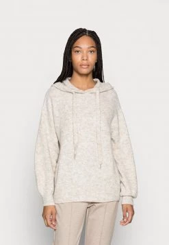 Cream ERLE HOODIE Pullover Oat Femme
