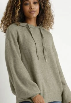 Femme CREAM Pullover Sage Green Melange -Cream Soldes Boutique 195560e648574dfb957fdc0de4446e42