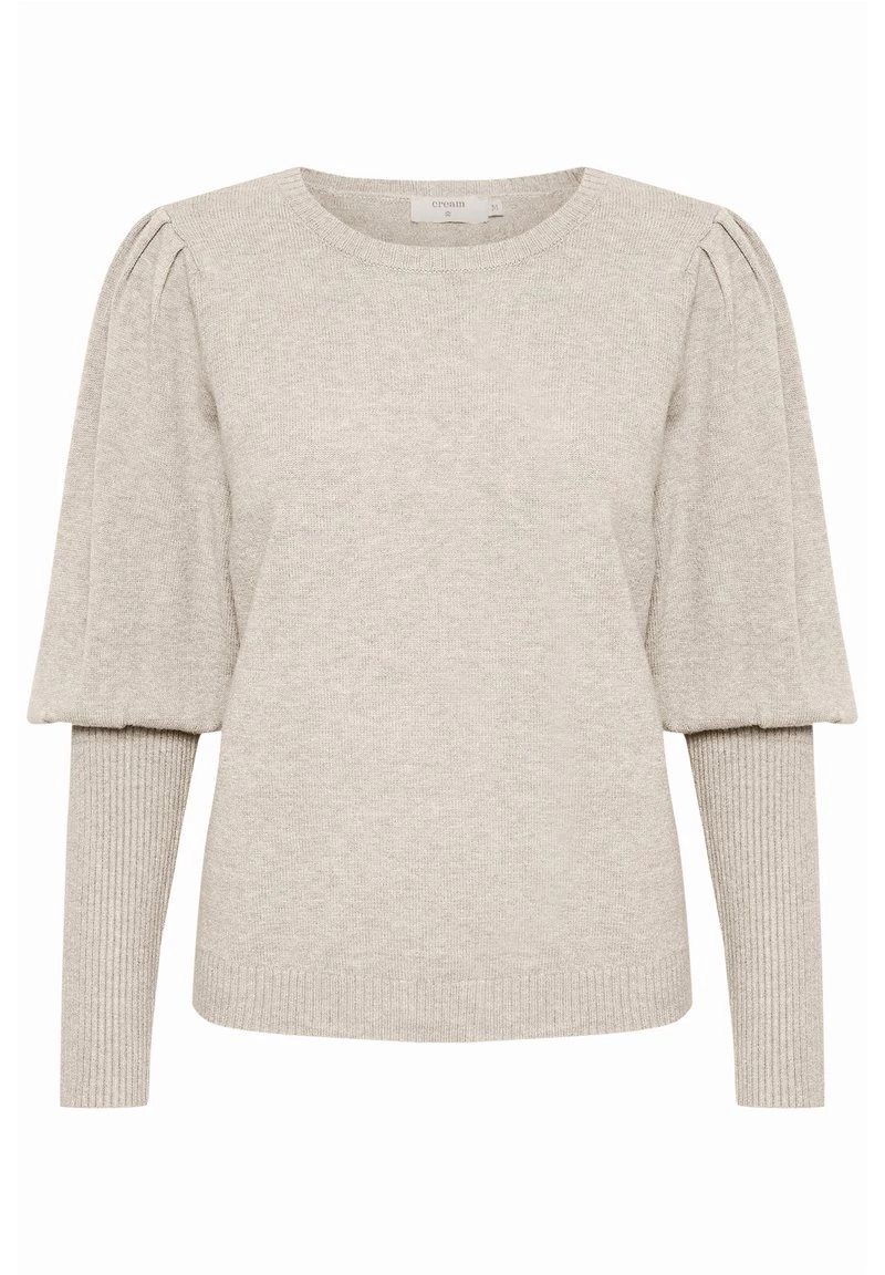Cream CRDELA Pullover Silver Cloud Melange Femme 5 Cream CRDELA Pullover Silver Cloud Melange Femme – Image 5