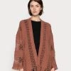 Cream Femme HAVA KNIT CARDIGAN Gilet Russet