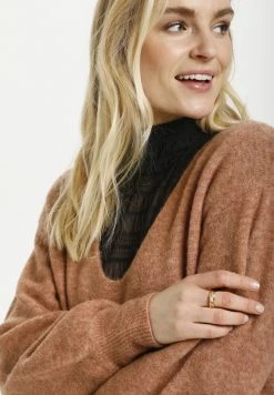 Cream Femme CRMERLE Pullover Mocha Mousse Melange -Cream Soldes Boutique 1a68e2c90cfe491b921992f360e7b10a