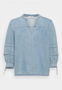 Cream Femme CRCYRENA BLOUSE Chemisier Medium Blue Denim -Cream Soldes Boutique 1c0d3dddc6a3498c964bb46cbbc4193e