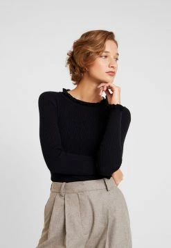 Cream HELENA Pullover Pitch Black