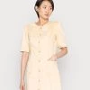 Cream Femme CRSILLE FLARE DRESS ZALLY FIT Robe En Jean Moonstone