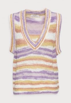 Cream ERICA SLIPOVER Pullover Multi Coloured -Cream Soldes Boutique 22e6b584e65043e296b99004d70c59ed