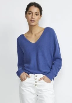 Cream CRSILLAR Pullover Dazzling Blue Femme