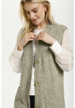 Cream Femme CRMERLE Gilet Sage Green Melange 7 Cream Femme CRMERLE Gilet Sage Green Melange -Cream Soldes Boutique 23fa672b73264b8895348246ebf18902