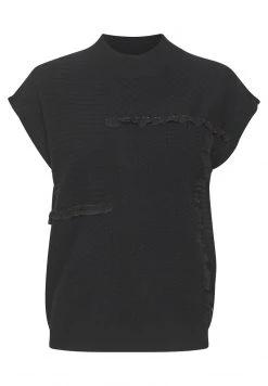 Cream T Shirt Basique Pitch Black Femme -Cream Soldes Boutique 24e0a600df474d4c94c0392267ca1eaf