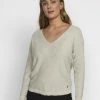 Cream CRSILLAR Pullover Oatmeal Femme