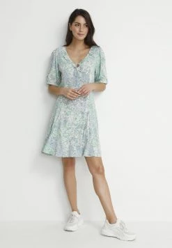 Cream CRDAISY ZALLY FIT Robe De Jour Animal Camo Green