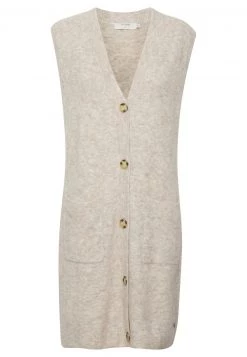 Cream CRMERLE Gilet Oat Melange -Cream Soldes Boutique 2632f4c482024f13831156e6d15ec7bf