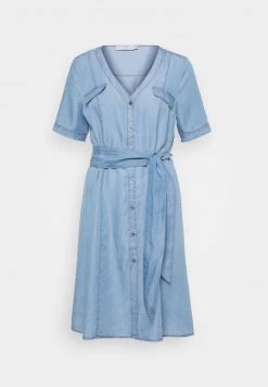 Cream Femme AMIRA DRESS Robe En Jean Blue Denim