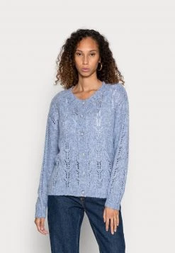 Cream Femme TITI CARDIGAN Gilet Eventide Melange